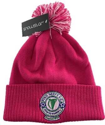 Finn Harps Bobble Hat, Pink