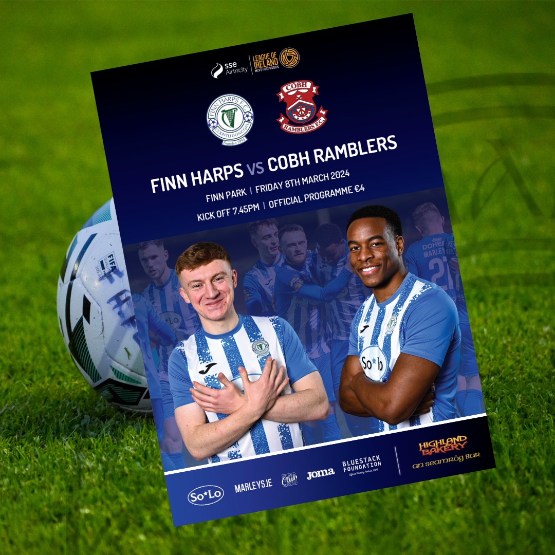 Issue 3 2024, Finn Harps v Cobh Ramblers Official Match Programme