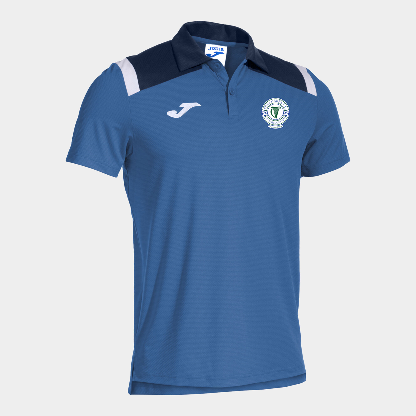 Finn Harps 2025 Polo Top, Royal Navy, Adult