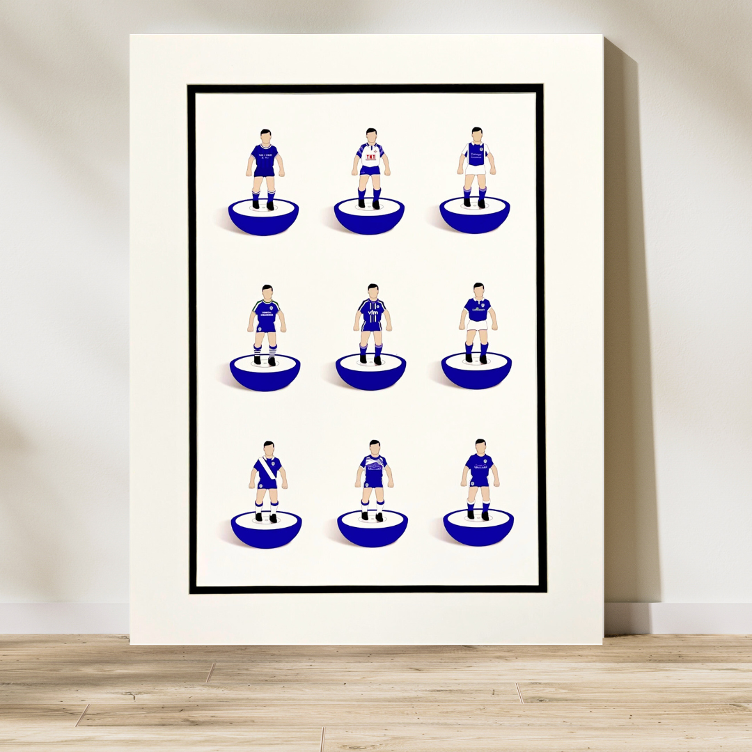 Finn Harps Classic Kits Print, Ready to Frame