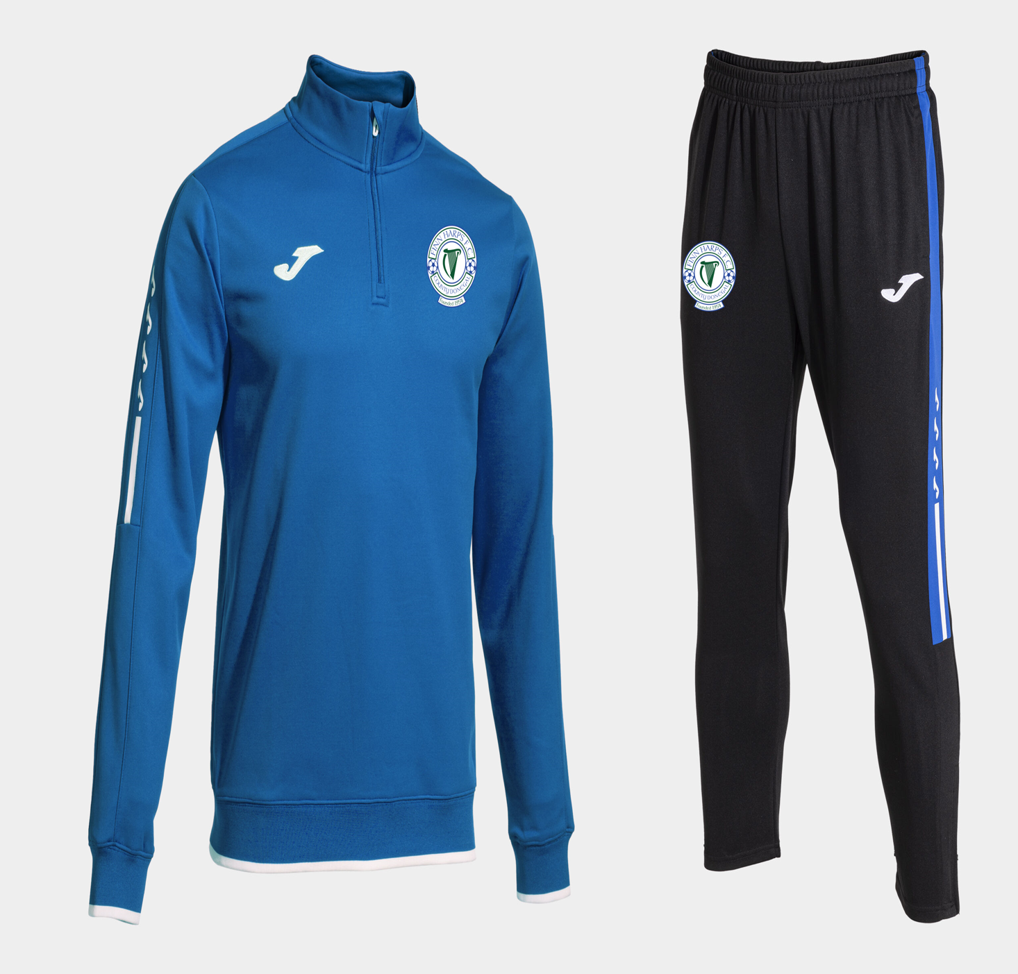 Finn Harps 2025 Tracksuit, Blue/ Black, Kids