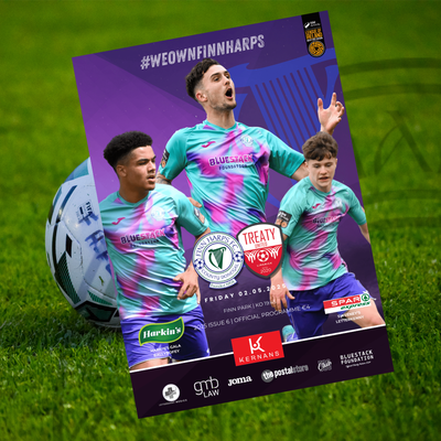 Issue 6 2025, Finn Harps v Treaty Utd Official Match Programme