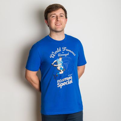 Finn Harps x Football Special T-Shirt, Royal Blue, Kids