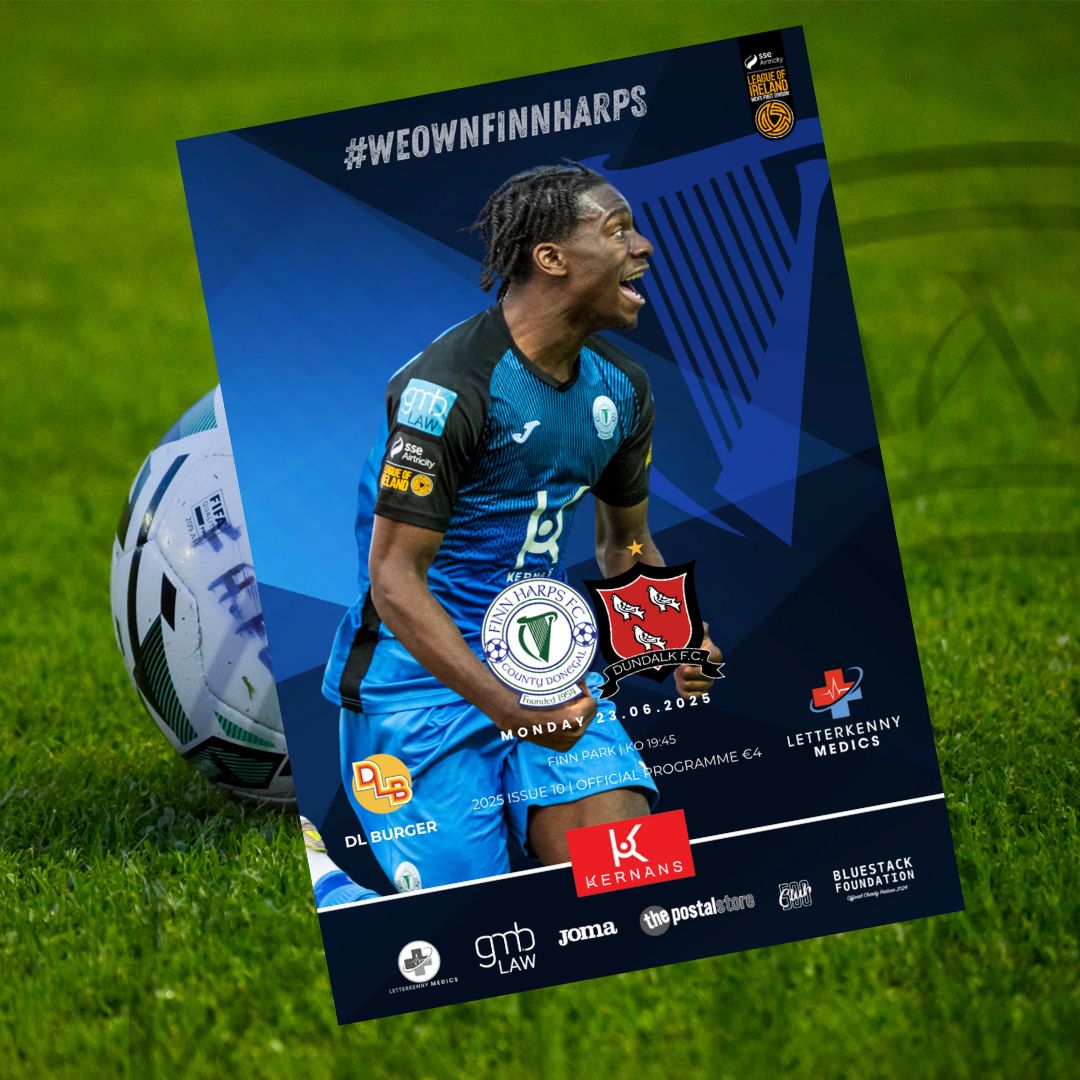 Issue 10 2025, Finn Harps v Dundalk Official Match Programme