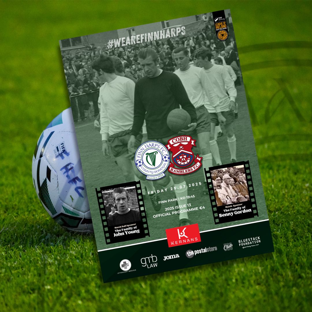 Issue 13 2025, Finn Harps v Cobh Ramblers Official Match Programme