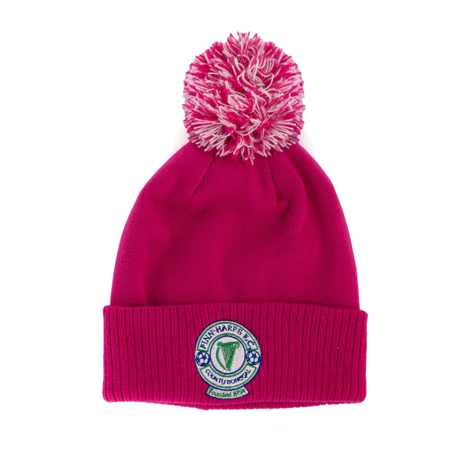 Finn Harps Bobble Hat, Pink