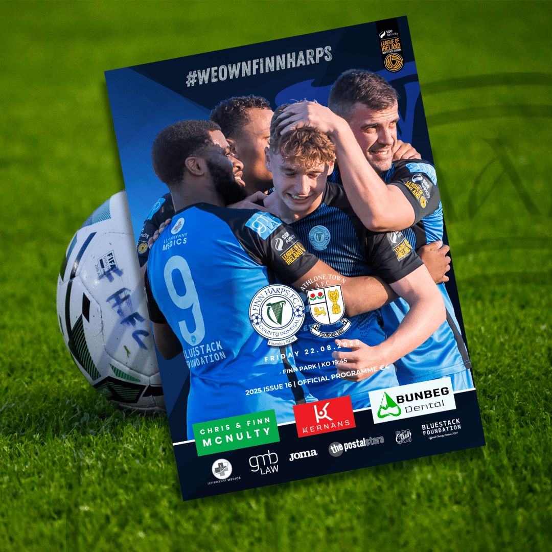 Issue 16 2025, Finn Harps v Athlone Town Official Match Programme