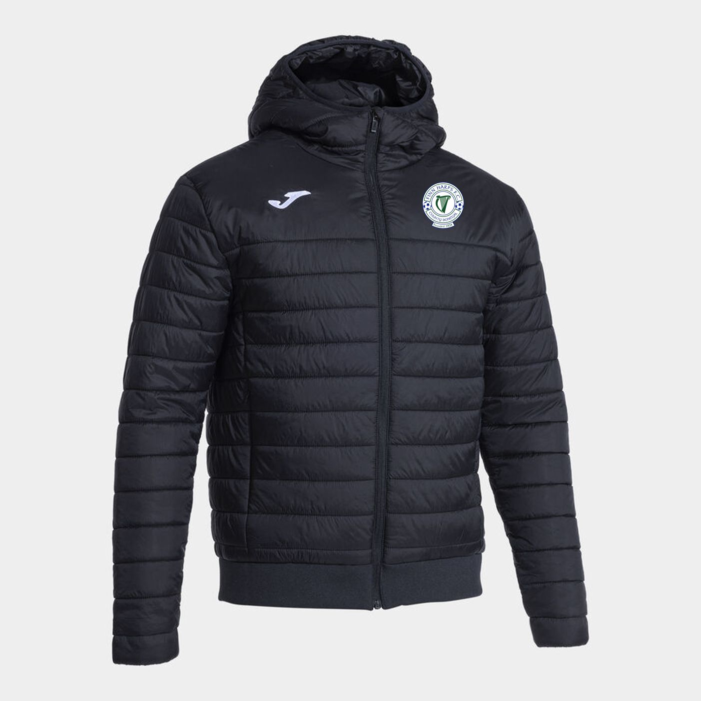 Finn Harps Bomber Jacket, Adult, Black