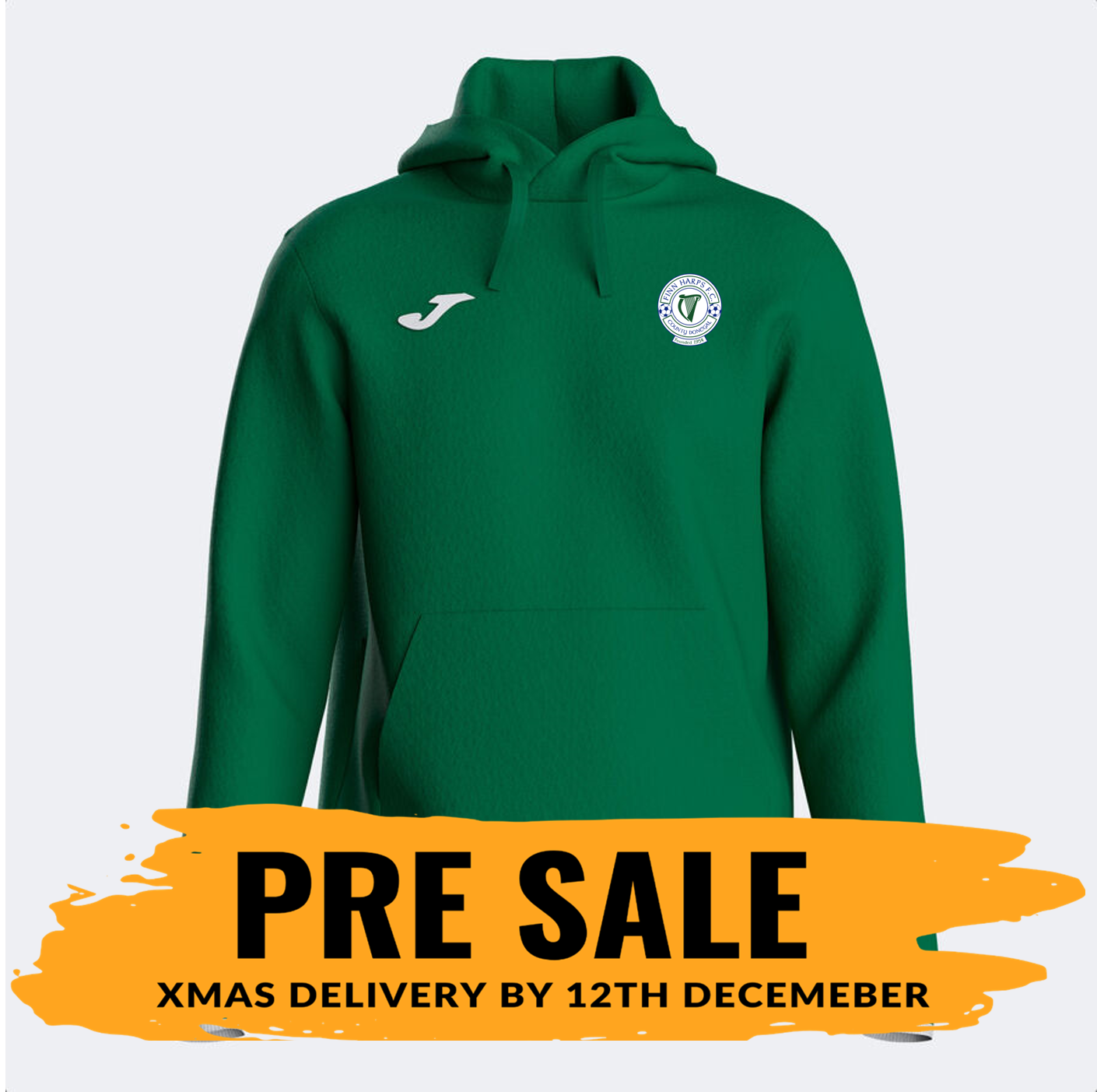 Finn Harps 2026 Hoodie, Adult Green