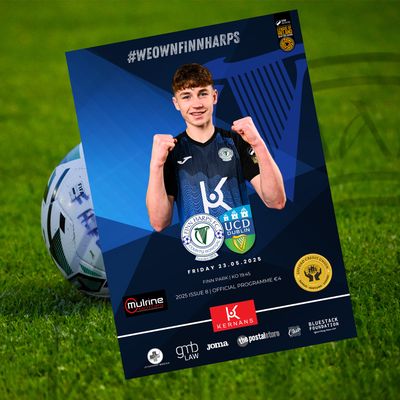 Issue 8 2025, Finn Harps v UCD Official Match Programme