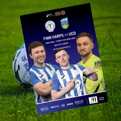 Issue 6 2024, Finn Harps v UCD Official Match Programme