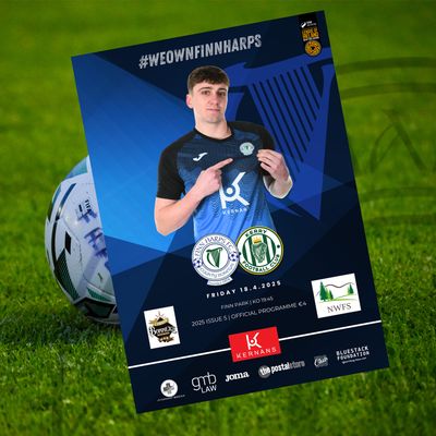 Issue 5 2025, Finn Harps v Kerry FC Official Match Programme
