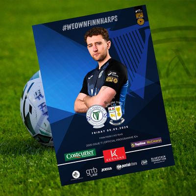 Issue 7 2025, Finn Harps v Athlone Town Official Match Programme