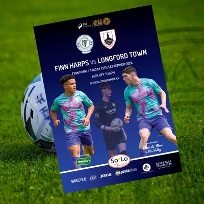 Issue 15 2024, Finn Harps v Longford Town Official Match Programme