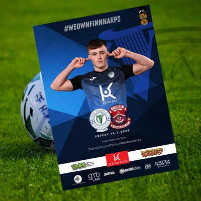 Issue 2 2025, Finn Harps v Cobh Ramblers Official Match Programme