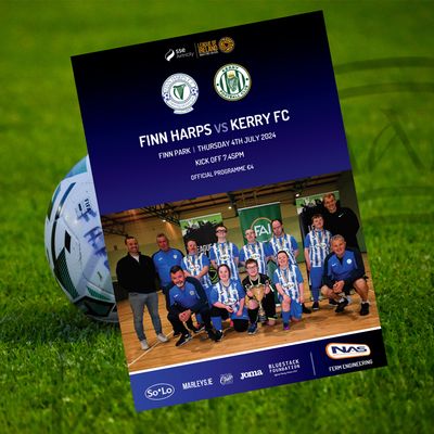Issue 12 2024, Finn Harps v Kerry Official Match Programme