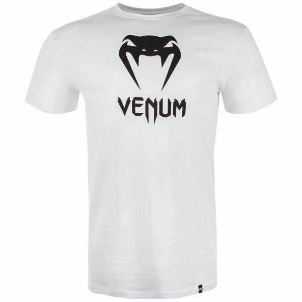Venum Classic T-Shirt in Weiß, klassischer Schnitt, Größe: M