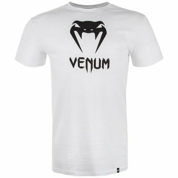 Venum Classic T-Shirt in Weiß, klassischer Schnitt Venum Classic T-Shirt in Weiß, klassischer Schnitt