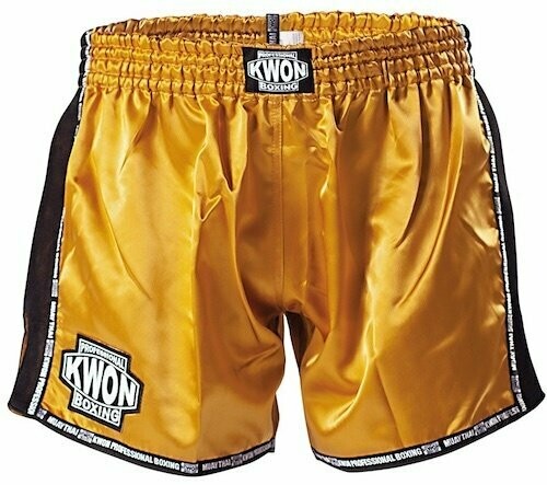 Kwon Box Shorts Muay Thai Evolution Gold Kwon Box Shorts Muay Thai Evolution Gold