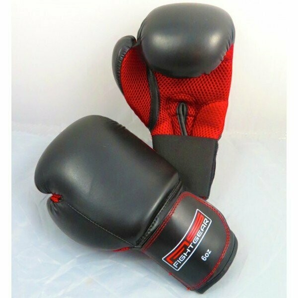 Boxhandschuhe Eco Punch für Kids Schwarz/Rot, Größe: 4 oz