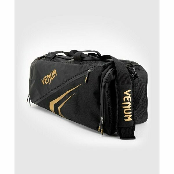 Venum Trainer Lite Evo Sporttasche in Schwarz-Gold Venum Trainer Lite Evo Sporttasche in Schwarz-Gold