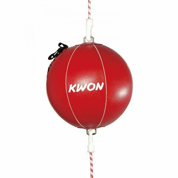 Kwon Punchingball aus rotem Kunstleder Kwon Punchingball aus rotem Kunstleder