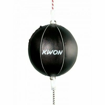 Kwon Punchingball aus schwarzem Leder