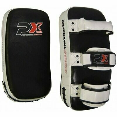 Phoenix Leder Armpratzenpaar schwarz-weiß PX Thai Pads