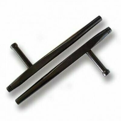 Paar Tonfa aus Roteiche Schwarz Paar Tonfa aus Roteiche Schwarz