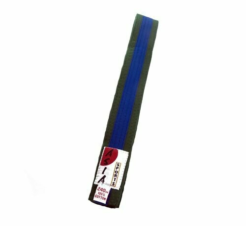 Zweifarbige Budo-Gürtel Asia Sports - Grün/Blau Zweifarbige Budo-Gürtel Asia Sports - Grün/Blau