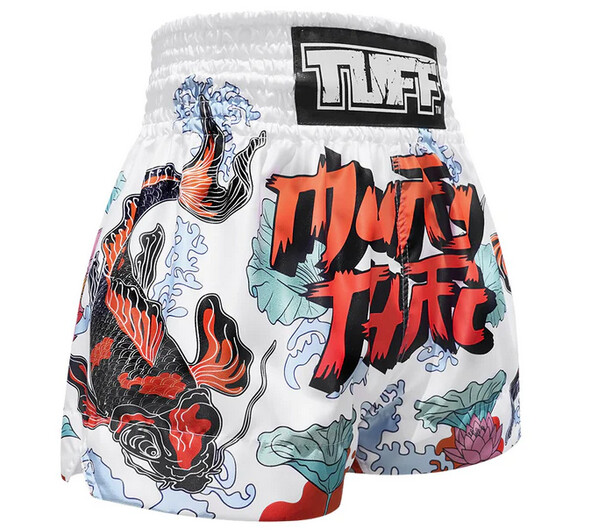Thai Box Shorts Tuff - Koi Fish - made in Thailand Thai Box Shorts Tuff - Koi Fish - made in Thailand