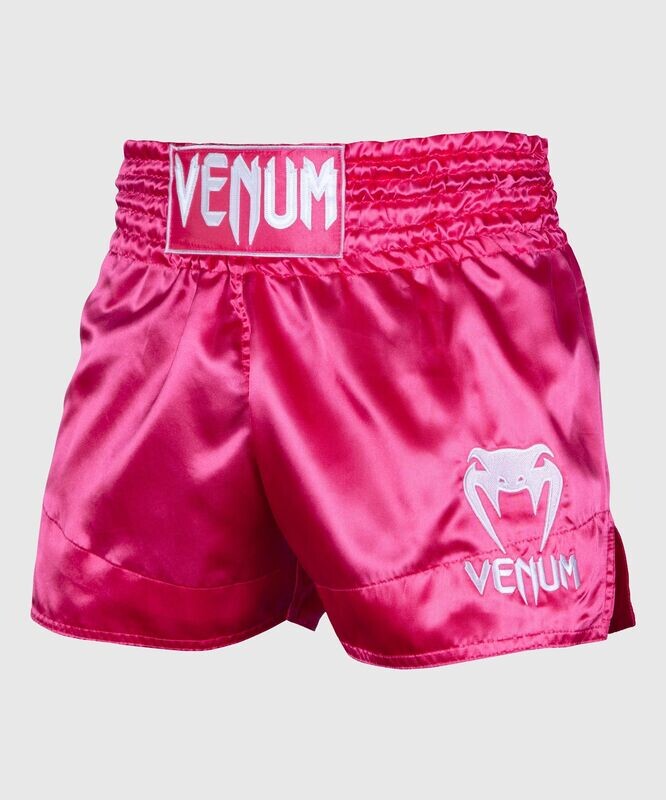 Venum Muay Thai Shorts Classic Pink/White Venum Muay Thai Shorts Classic Pink/White