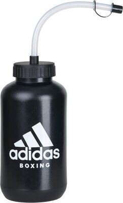 adidas Water Bottle Trinkflasche Black mit Trinkhalm