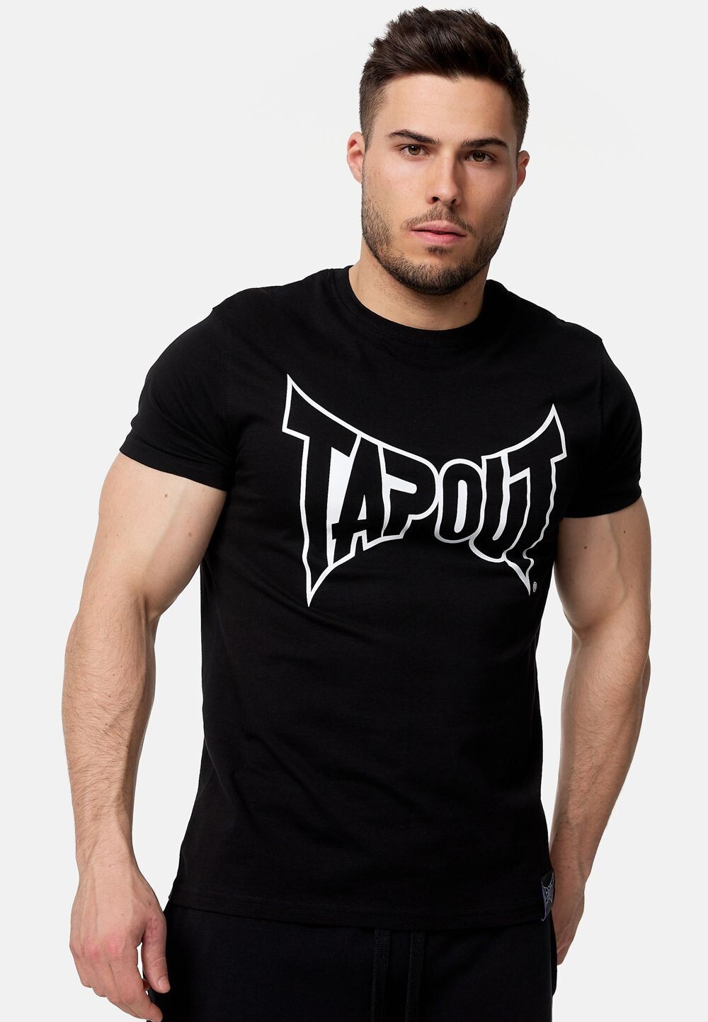 Tapout "Basic" T-Shirt schwarz mit Logo