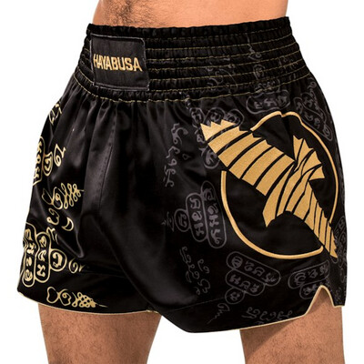 Hayabusa Muay Thai Shorts "Falcon" schwarz/gold