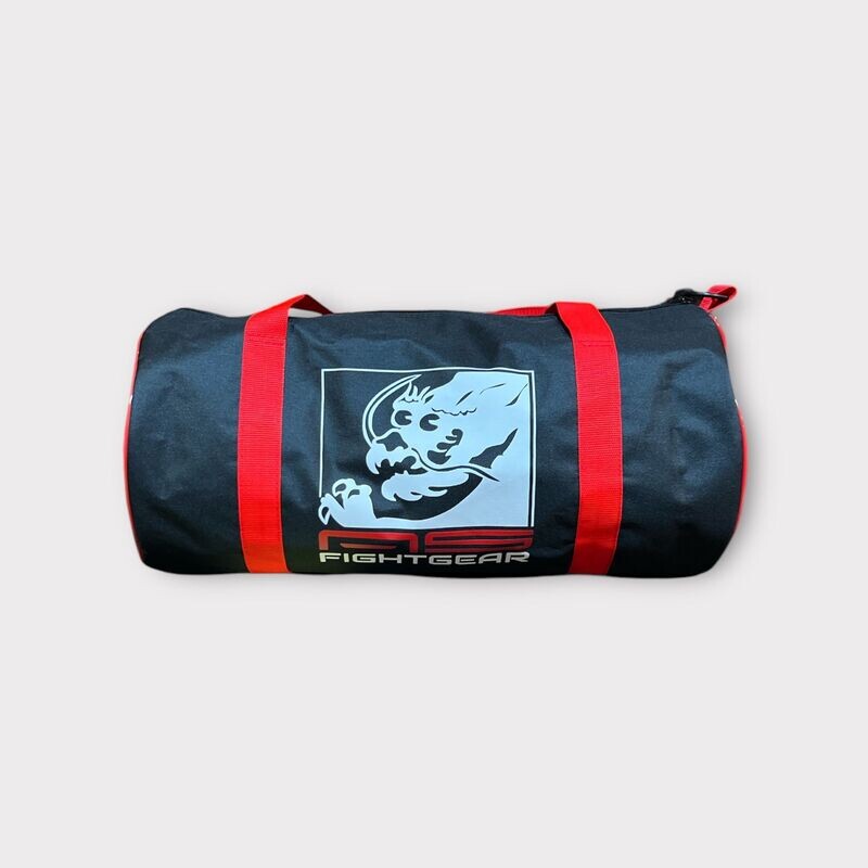 Kleine runde Sporttasche schwarz-rot Kleine runde Sporttasche schwarz-rot