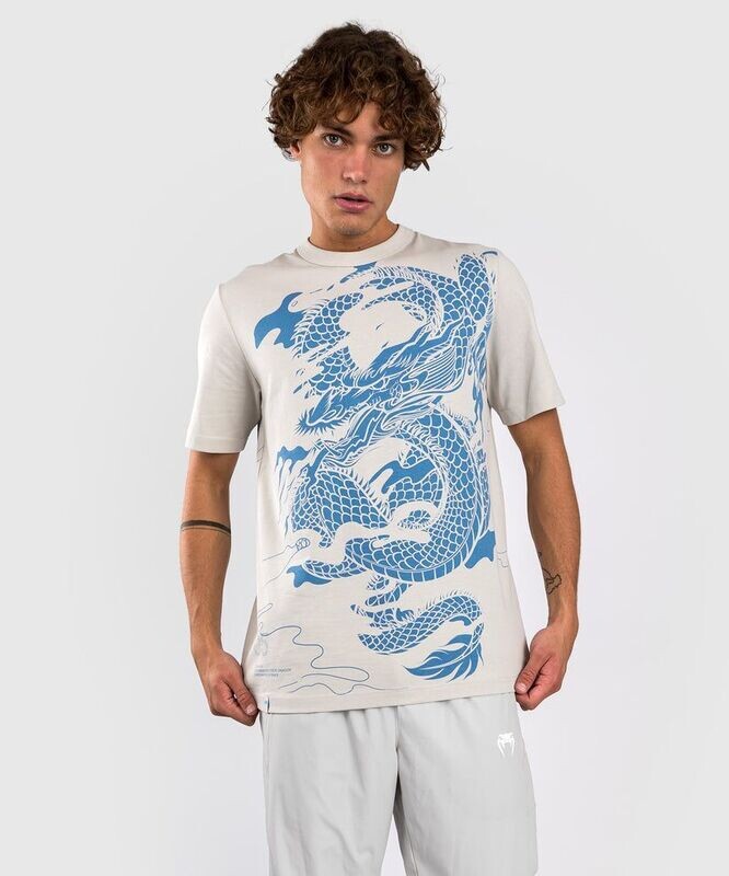 Venum Dragons Flight T-Shirt weiß/blau Venum Dragons Flight T-Shirt weiß/blau