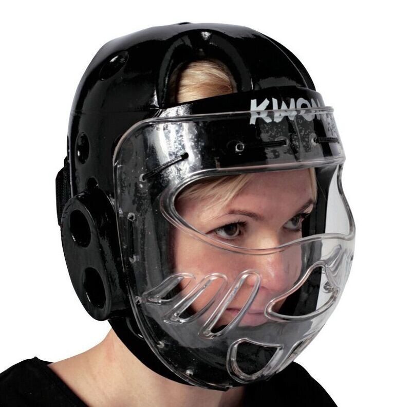 Kopfschutz KSL mit Visier Schwarz Kopfschutz KSL mit Visier Schwarz