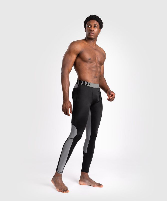 Venum Spats Tempest Compression Tights Schwarz/Grau Venum Spats Tempest Compression Tights Schwarz/Grau