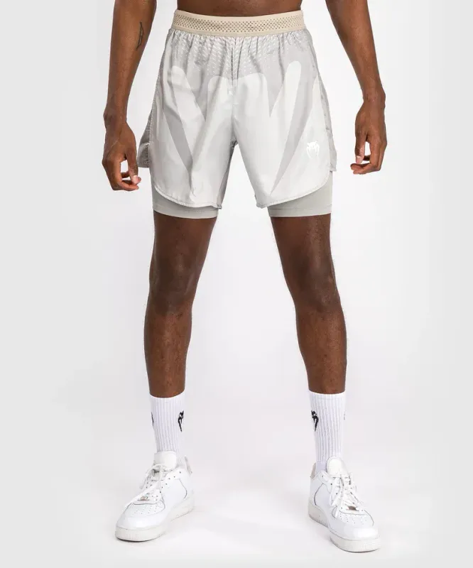 Venum Attack Fightshorts Sand/Weiß Venum Attack Fightshorts Sand/Weiß