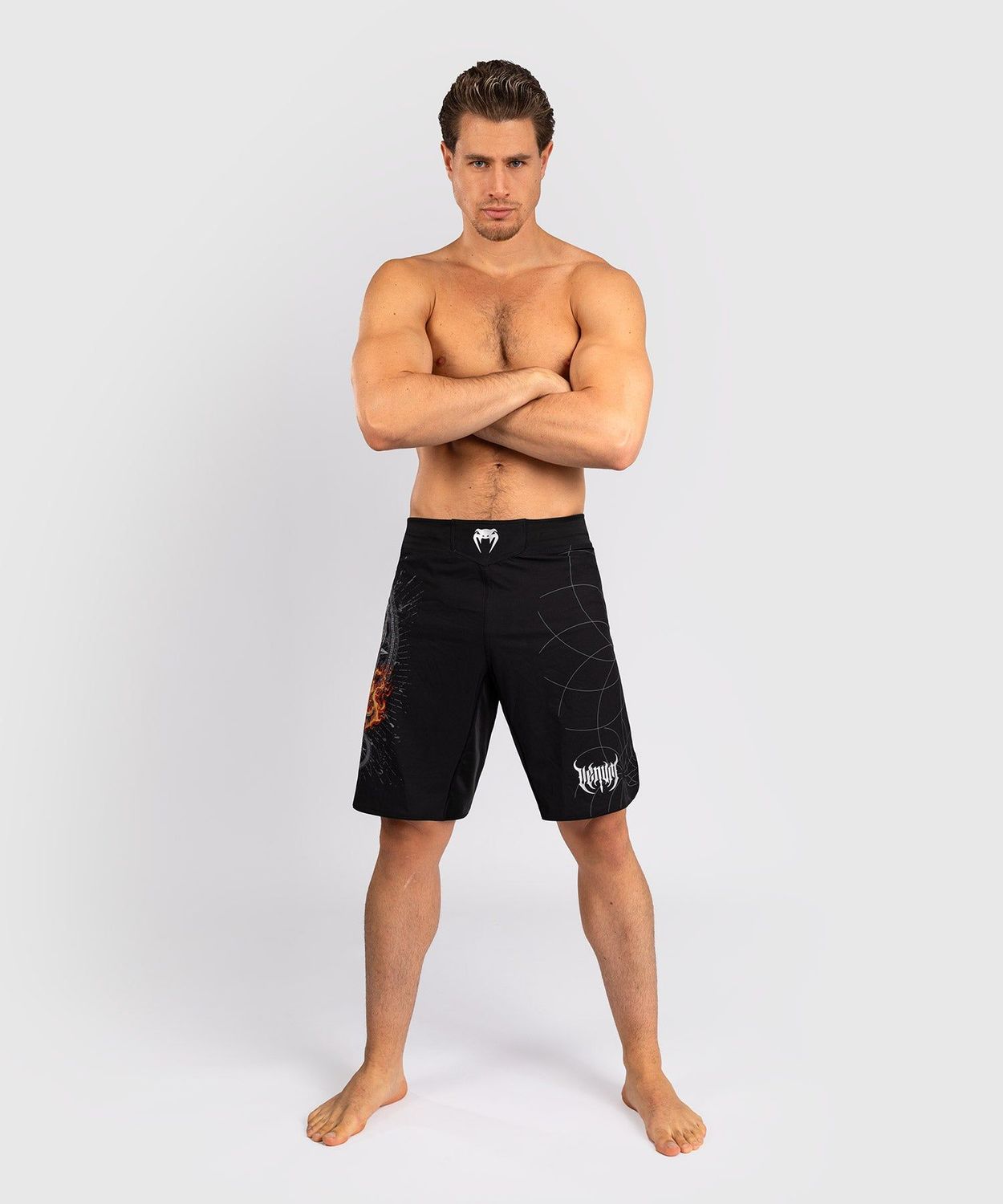 Venum Gladiator 5.0 Fightshorts Schwarz/Silber