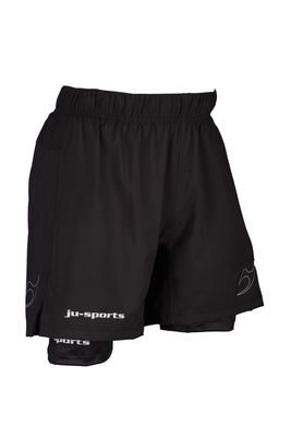 Ju Sports Fightshorts 2 in 1 schwarz Ju Sports Fightshorts 2 in 1 schwarz