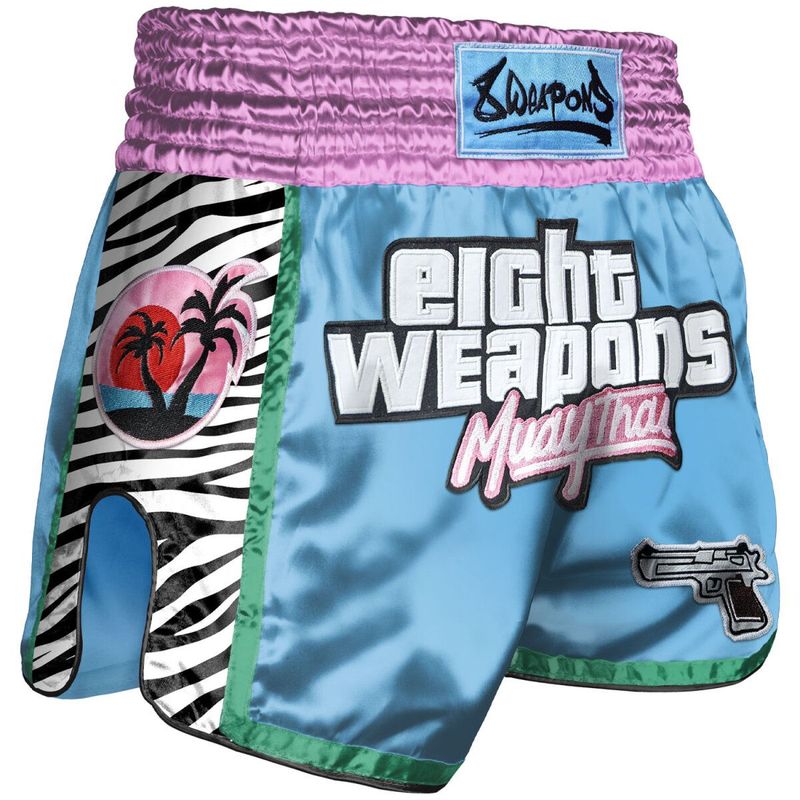 8 Weapons Muay Thai Shorts Miami Vice / Miami Thai 8 Weapons Muay Thai Shorts Miami Vice / Miami Thai
