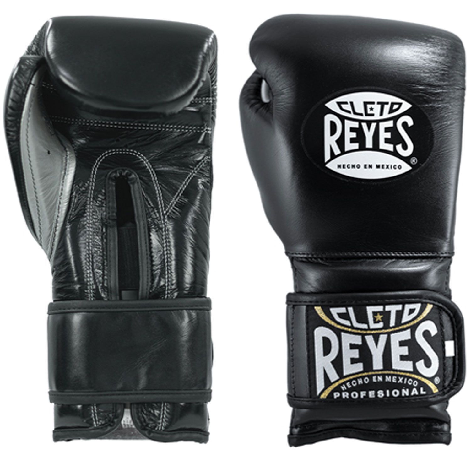 Boxhandschuhe Cleto Reyes schwarz/weiß, Größe: 12oz
