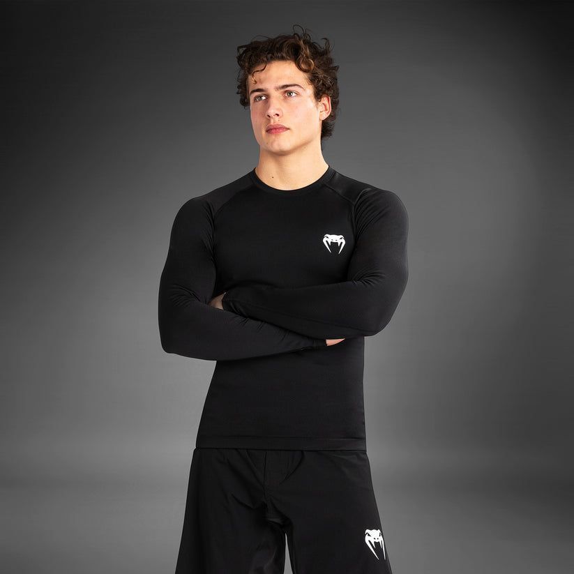 Venum Contender  Langarm-Rashguard - Schwarz