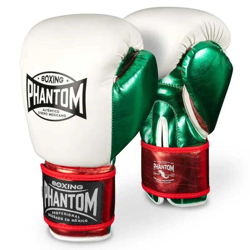 Boxhandschuhe Phantom Mexico weiß/grün/rot