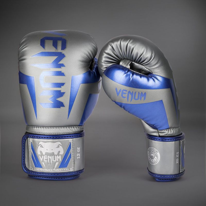 Boxhandschuhe Venum Elite Spezial Silber/Blau