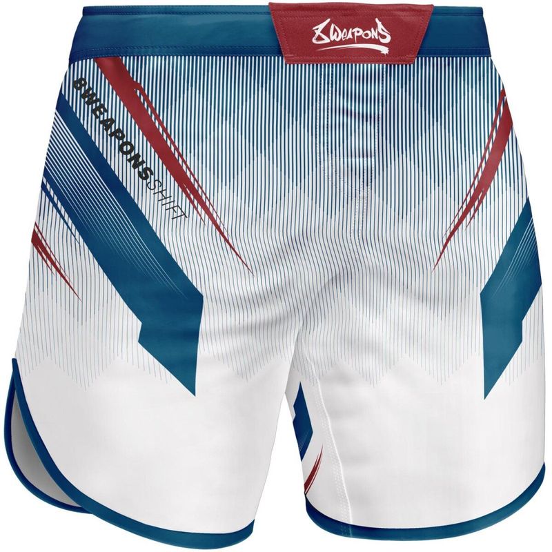 8 Weapons Shift 2.0 Fightshorts weiß/blau/rot