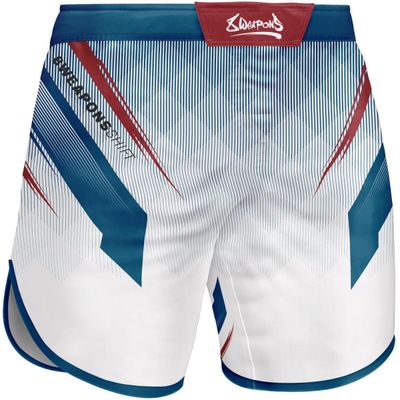 8 Weapons Shift 2.0 Fightshorts weiß/blau/rot