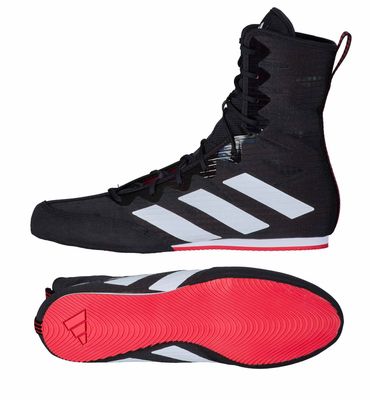 adidas Boxstiefel Box Hog 4 black/white/red adidas Boxstiefel Box Hog 4 black/white/red